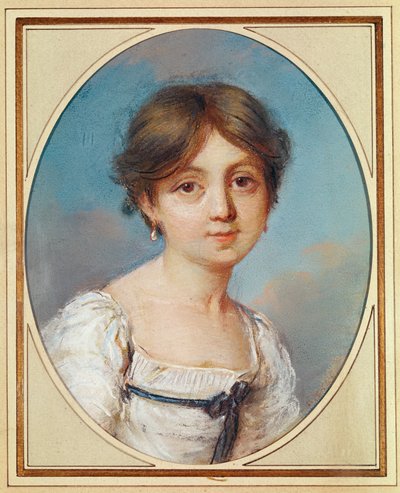 Amandine Aurore Lucile Dupin as a Child, c.1809 by Aurore Dupin de Francueil